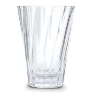 Loveramics Twisted Latte Glass 36 cl 1 pc Clear