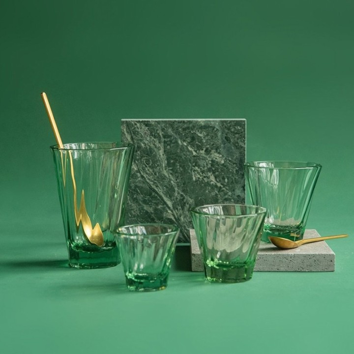 Loveramics Twisted Latte Glass 36 cl 1 pc Green
