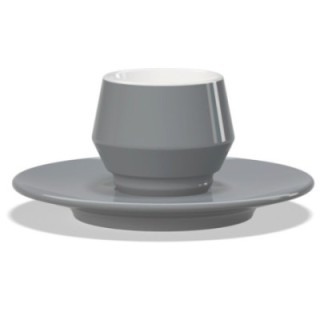 Club House Maniko Espresso with saucer Gray 7 cl 1 pc