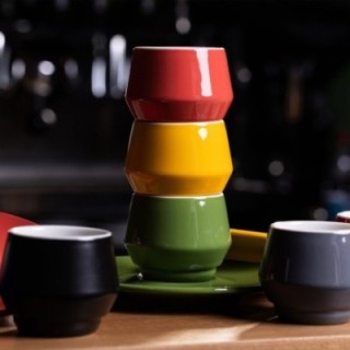 Club House Maniko Espresso with saucer Green 7 cl 1 pc