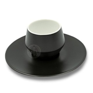 Club House Maniko Espresso with Saucer Matte Black 7 cl 4 pcs