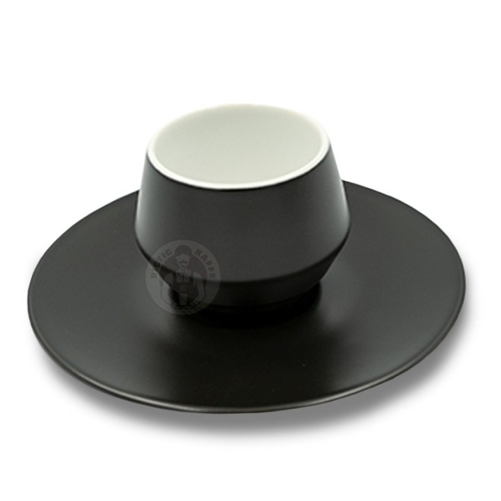 Club House Maniko Espresso with Saucer Matte Black 7 cl 4 pcs