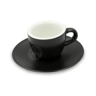 Club House Tulipano Espresso with saucer Matte Black 7 cl 1 pc