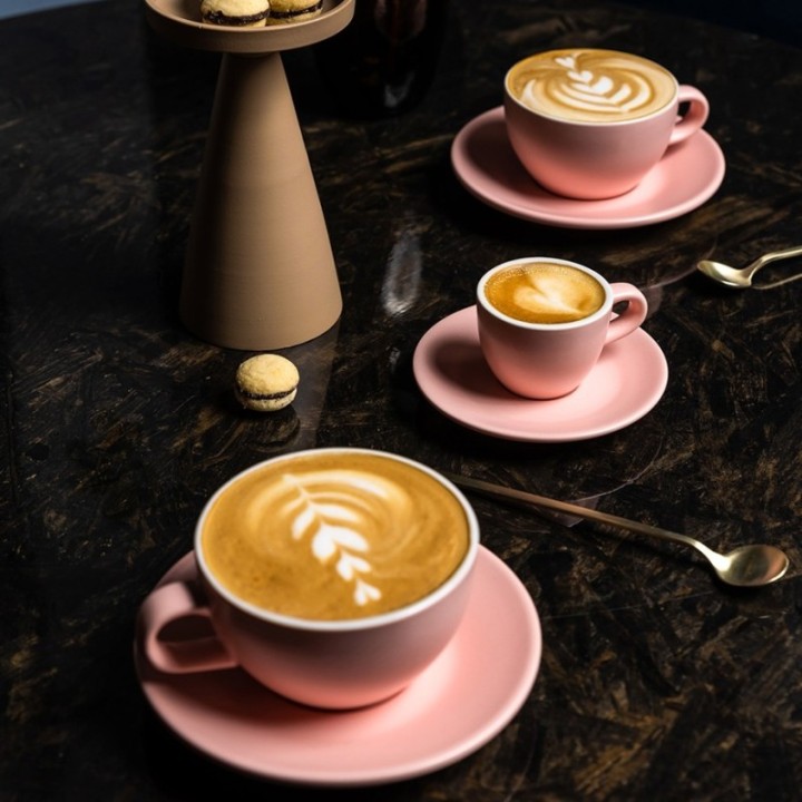 Club House Tulipano Espresso with saucer Matte Pink 7 cl 1 pc