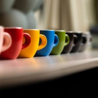 Club House Tulipano Espresso with Saucer Matte Green 7 cl 1 pc