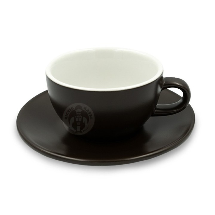 Club House Tulipano Cappuccino with saucer Matte Brown 26 cl 1 pc