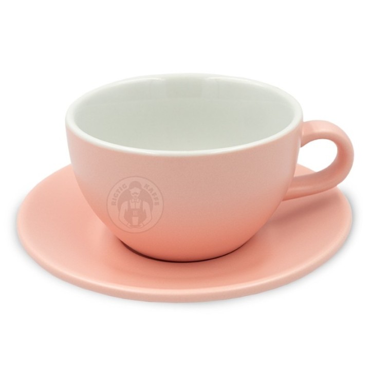 Club House Tulipano Latte with saucer matte pink 30 cl 1 pc