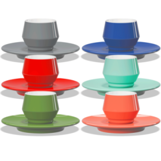 Club House Maniko Espresso with saucer 7 cl 6 pcs