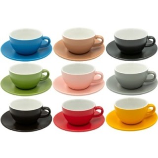 Club House Tulipano Cappuccino with saucer 26 cl 9 pcs