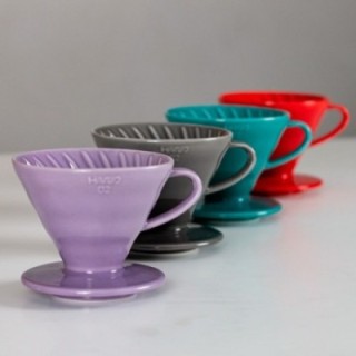 Hario V60-02 Keramik Dripper Lilla 2 Kop.