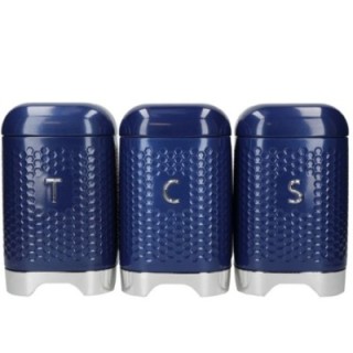 KitchenCraft Lovello Beholdere Navy 3 Stk