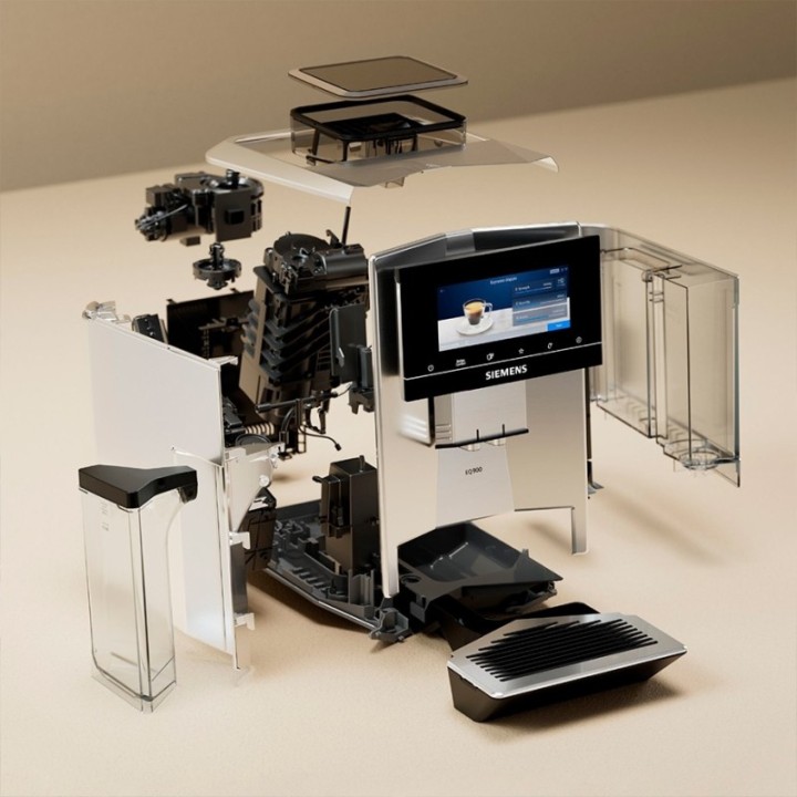 Siemens TQ905R03 EQ900 s500 Espressomaskine Inkl. 6kg Rigtig Kaffe