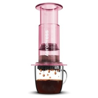 AeroPress Clear Pink Rejsebrygger