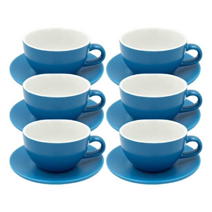 Club House Tulipano Latte m. Underkop Mat Blå 30 cl 6 Stk