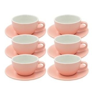 Club House Tulipano Cappuccino m. Underkop Mat Rosa 26 cl 6 Stk