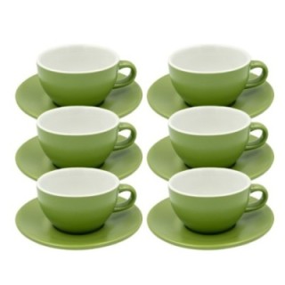 Club House Tulipano Cappuccino m. Underkop Mat Grøn 26 cl 6 Stk