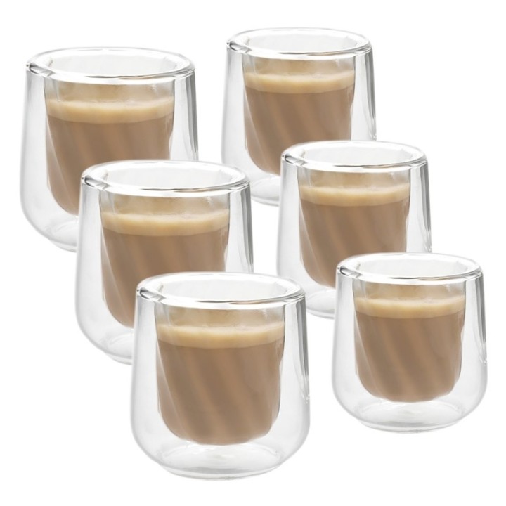 La Cafetière Dobbeltvægget Cortado Glas 13,5 cl 6 Stk