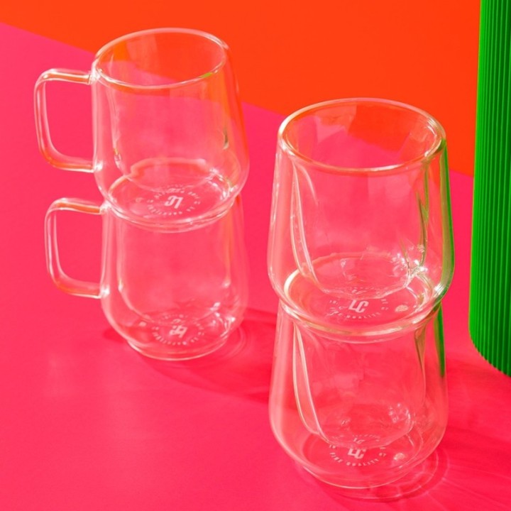 La Cafetière Dobbeltvægget Espressoglas 10 cl 2 Stk