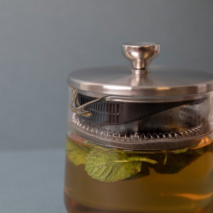 La Cafetière 2 Kop. Tebrygger Stål/Glas