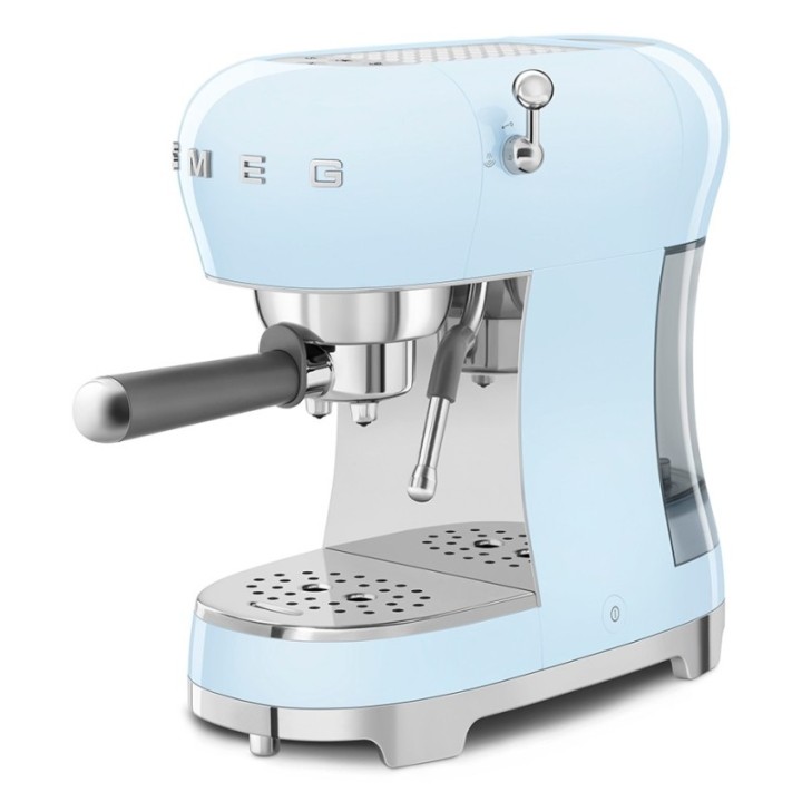 Smeg ECF02PBEU Espressomaskine Pastelblå