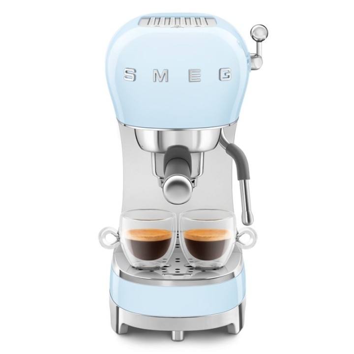 Smeg ECF02PBEU Espressomaskine Pastelblå