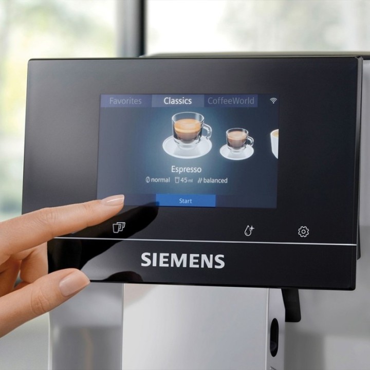 Siemens TP715R07 EQ700 Inox Silver Metallic Espressomaskine