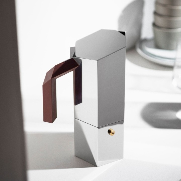 Alessi Menhir 3 Kop. Espressokande Stål