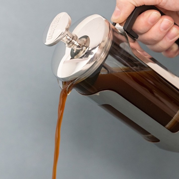 La Cafetière Roma 3 Kop. Stempelkande Rustfrit Stål