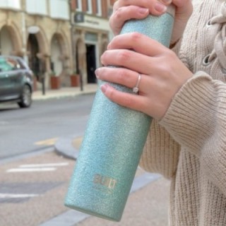 BUILT Apex Termoflaske 0,54 L Blå Glitter