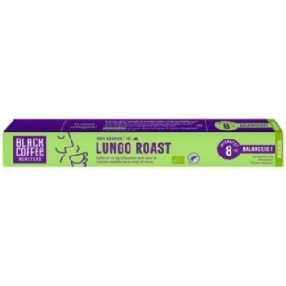Black Coffee Roasters Lungo Roast Kaffekapsler Øko 10 stk