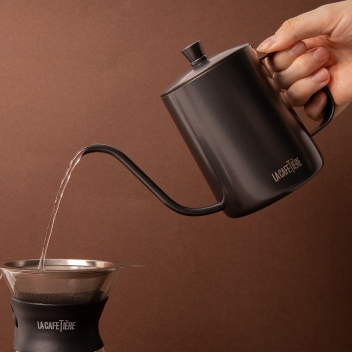 La Cafetière Filterbryg Sæt Inkl. Gooseneck Kedel, Dripper 1 Kop & V60 Server