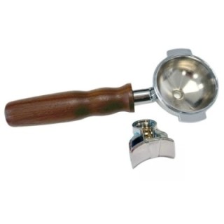 Rancilio Silvia Portafilter Træ Inkl. Dobbelt Udløb