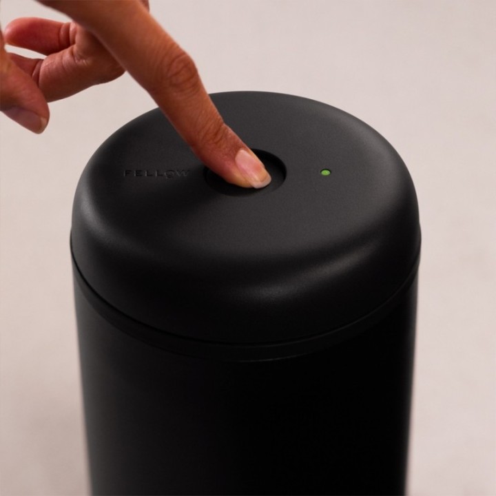 Fellow Elektrisk Atmos Vakuum Kaffebeholder Sort 0,7 L