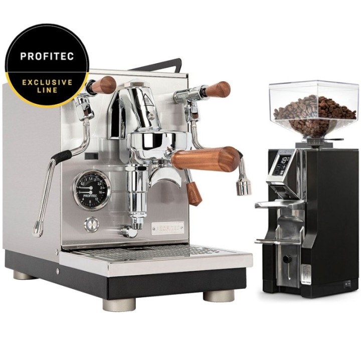 Profitec JUMP Espressomaskine Inkl. Eureka Libra Chrome/Mat Sort
