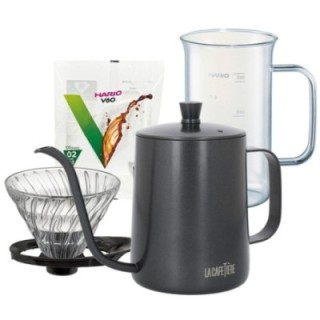 La Cafetière Gooseneck Kedel 0,6 L Inkl. Hario dripper & Papir Filtre