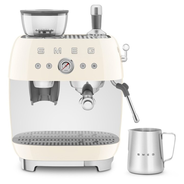 Smeg EGF03CREU Manuel espressomaskine Inkl. Mælkekande & 1,5kg Rigtig Kaffe