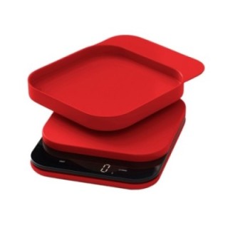 Rosti Mensura Kaffevægt/Køkkenvægt Rød