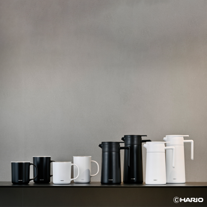 Hario termokande 600 ml Sort