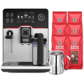 Gaggia Accademia Stål Inkl. Mælkekande 0,5L & 6kg Crema Intenso