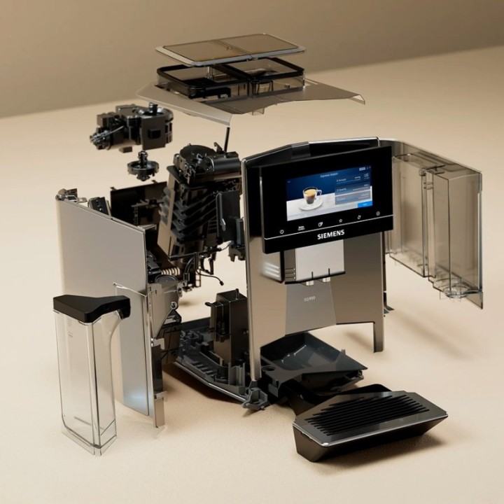 Siemens TQ907R05 EQ900 s700 Espressomaskine Inkl. 6kg Rigtig Kaffe & Pleje