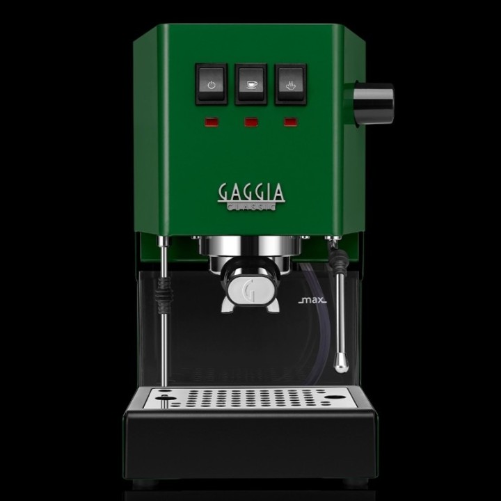 Gaggia Classic E24 Jungle Green Espresso Machine incl. Eureka Mignon Zero 55s Black Grinder & Barista Accessories