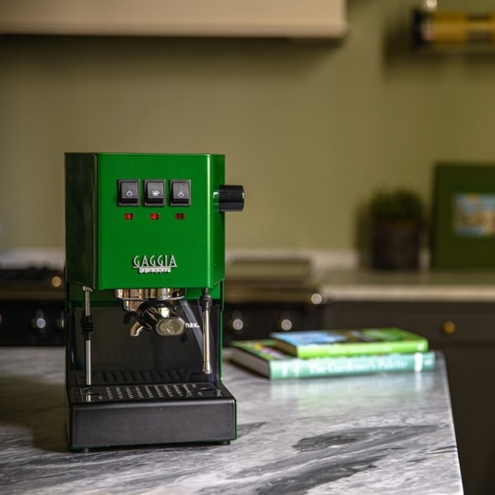 Gaggia Classic E24 Jungle Green Espressomaskine Inkl Baristaudstyr