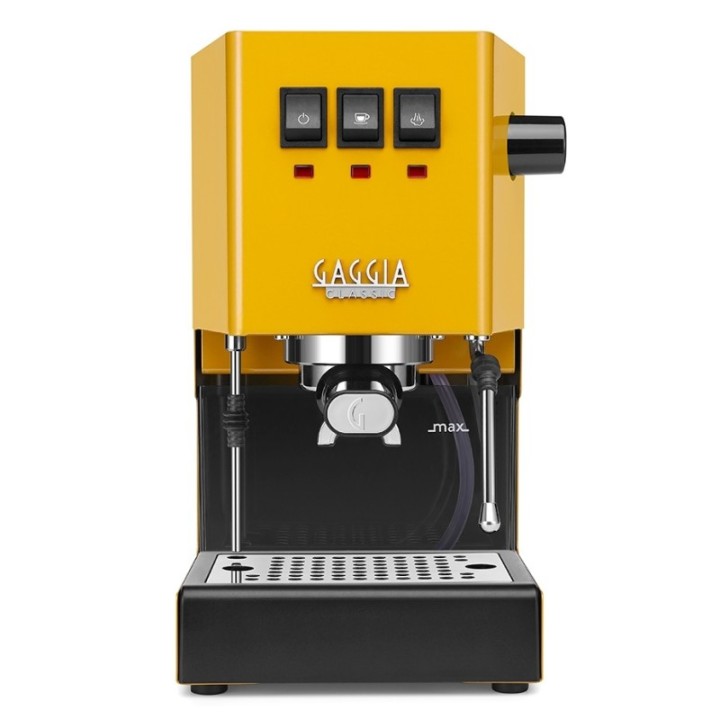 Gaggia Classic E24 Sunshine Yellow Espresso Machine incl. Eureka Mignon Zero 55s Black Grinder & Barista Accessories