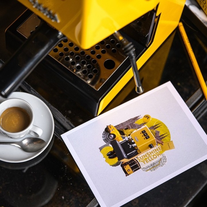 Gaggia Classic E24 Sunshine Yellow Espressomaskine Inkl. Baristaudstyr