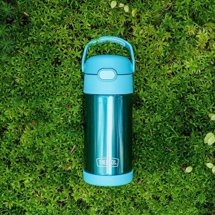Thermos  Funtainer Drikkeflaske m. Sugerør 355 ml Teal