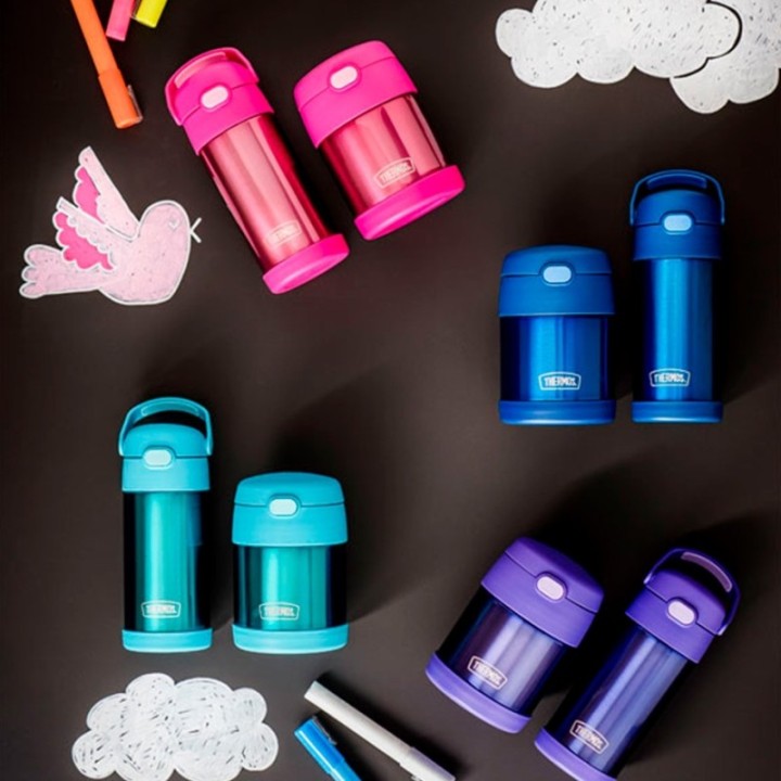 Thermos  Funtainer Drikkeflaske m. Sugerør 355 ml Teal