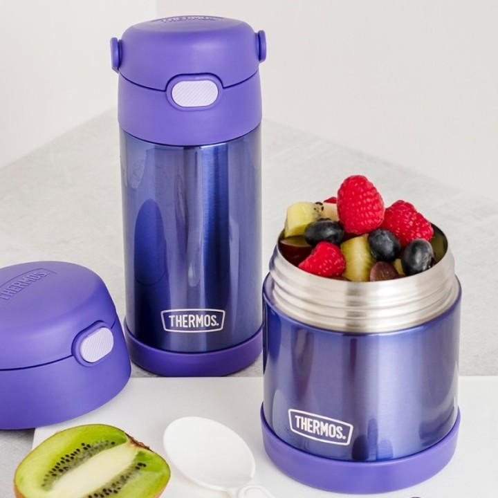 Thermos  Funtainer Drikkeflaske m. Sugerør 355 ml Violet