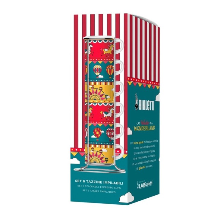 Bialetti Espressokopper Inkl. Stand 6 stk Winter Wonderland