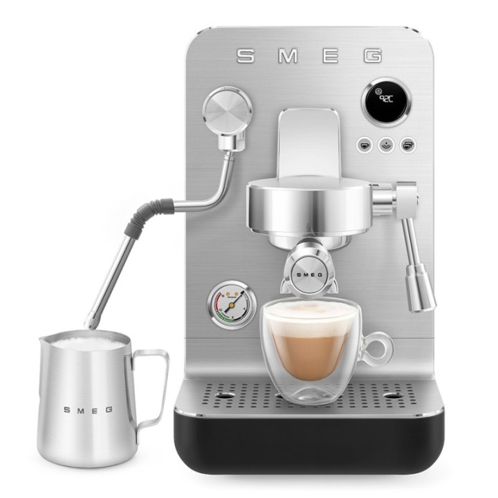 Smeg EMC02BLMEU Minipro Semiautomatisk Espressomaskine