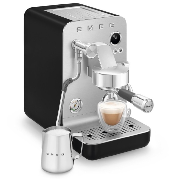Smeg EMC02BLMEU Minipro Semiautomatisk Espressomaskine